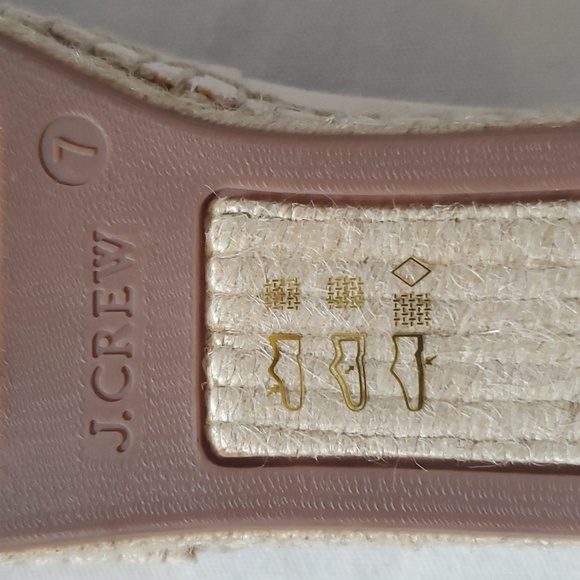 J Crew new sz 6 - 6.5 N beige cream espadrilles flats - Picture 9 of 9